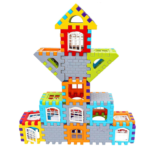 Jucarie RCO Educativa si Interactiva STEM, Set de constructie din ABS pentru inginerie 2D si 3D cu 186 piese, cutie depozitare portabila, 3+ ani