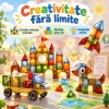 Set magnetic pentru creativitate, logica si dezvoltarea gandirii spatiale