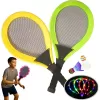 Set Palete cu LED-uri colorate de Badminton/Tenis, Galben/Verde