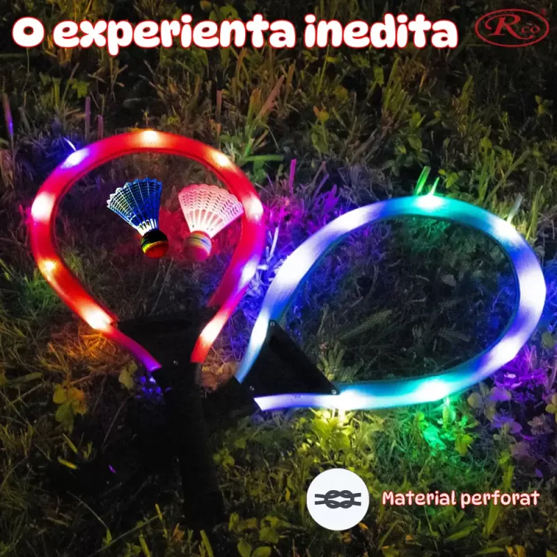 Set Palete cu LED-uri colorate de Badminton/Tenis