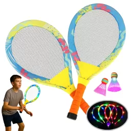 Set Rachete cu LED-uri colorate de Badminton/Tenis