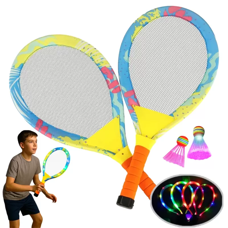 Set Palete cu LED-uri colorate de Badminton/Tenis