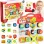 Jucarie educativa Busy Board interactiv Musical, 15 piese detasabile, lumini si sunete, 18 luni+, WW6023