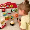 Jucarie educativa Busy Board interactiv Musical, 15 piese detasabile, lumini si sunete, 18 luni+, WW6023