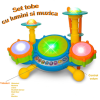 Toba bebe interactiva cu melodii, lumini si volum ajustabil, +12 luni