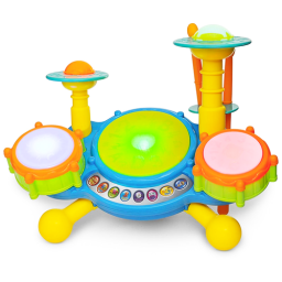 Toba bebe interactiva cu melodii, lumini si volum ajustabil, +12 luni