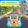 Simulator Auto Interactiv pentru Copii cu Volan – Lumini, Sunete, Muzica, Turcoaz