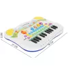 Jucarie muzicala, pian multifunctional RCO cu melodii, sunete, functie de inregistrare si redare, volum ajustabil, 38x27x3 cm, 18 luni+