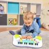 Jucarie muzicala, pian multifunctional RCO cu melodii, sunete, functie de inregistrare si redare, volum ajustabil, 38x27x3 cm, 18 luni+