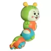 Jucarie interactiva cu functie de rotire 360 de grade si lumini, Omida RCO, 23 x 8 cm, +12 luni