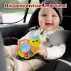 Jucarie interactiva muzicala cu functii si lumini, mini orga Omida RCO, 15 x 11 cm, +12 luni