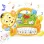 Jucarie interactiva muzicala cu functii si lumini, mini orga Maimuta RCO, 27 x 18 cm, +12 luni