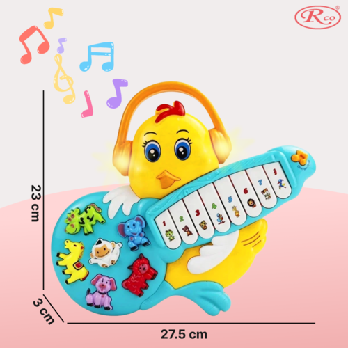 Jucarie Educativa, Mini Orga Puiut RCO, 23x27.5x3 cm, +12 luni