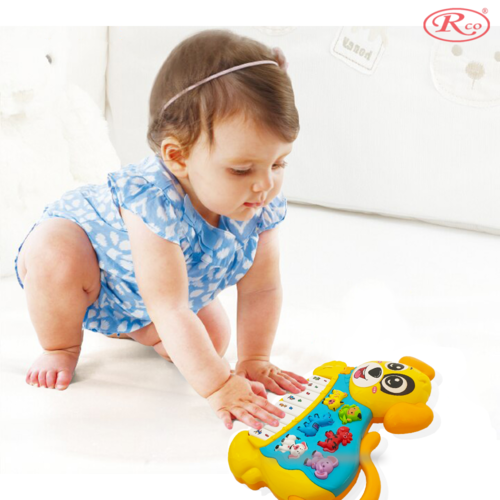 Jucarie Educativa, Mini Orga Catelus RCO, 19x28x4 cm, +12 luni
