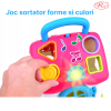 Jucarie Educativa, Casuta cu sortator de forme si culori RCO, 19.5x17.5x15 cm, +18 luni