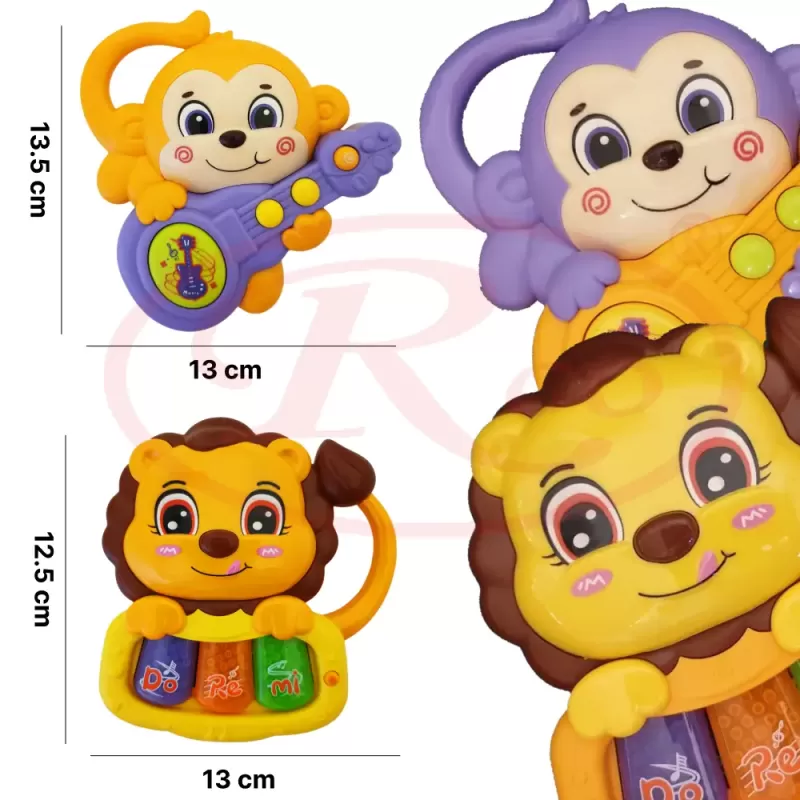 Set Jucarii Interactive RCO, Mini Orga cu doi mici muzicieni, +12 luni
