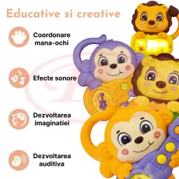 Set Jucarii Interactive RCO, Mini Orga cu doi mici muzicieni, +12 luni