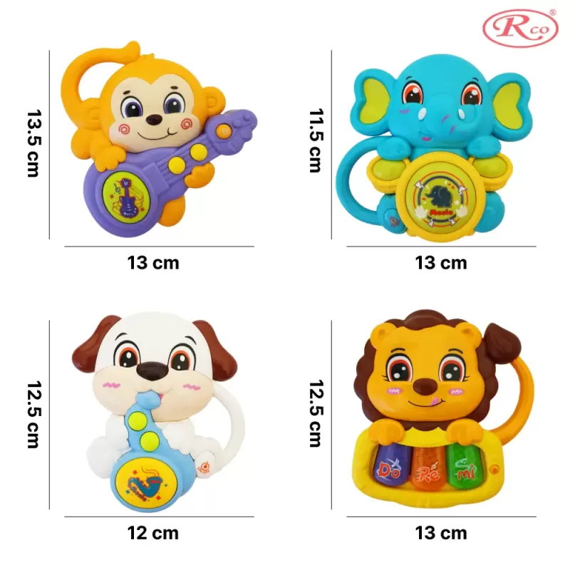 Set Jucarii Interactive RCO, Mini Orga cu patru mici muzicieni, +12 luni