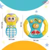 Set Jucarii Interactive, Telefon si volan RCO cu lumini si sunete, +12 luni