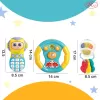 Set Jucarii Interactive, Telefon, volan si chei masina RCO cu lumini si sunete, +12 luni