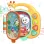 Jucarie Educativa, Carticica cu melodii si sunete, 18x17x4 cm, +12 luni