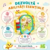 Carte muzicala interactiva pentru bebelusi cu ratusca, pasare, vacuta, maimuta