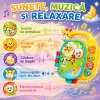 Carte muzicala interactiva pentru bebelusi cu ratusca, pasare, vacuta, maimuta