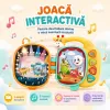 Carticica Muzicala Interactiva pentru Bebelusi 12 Luni+, cu Lumini, Sunete de Instrumente, Volum Reglabil si Maner, Jucarie Educativa