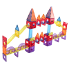 Set STEM constructii magnetice cu circuit, conducte si bile, Magnetic Pipeline Tiles, 178 piese, 3-8 ani