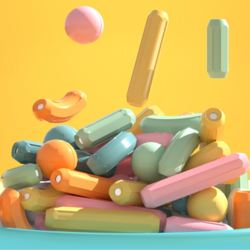 Set STEM constructii magnetice 3D sticks building, cutie depozitare, 36 piese, 3-8 ani