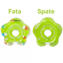 Colac de Gat pentru Bebe Intime, Colac Inot/Baie, 2 Luni-2 Ani, 3-15 kg, Verde