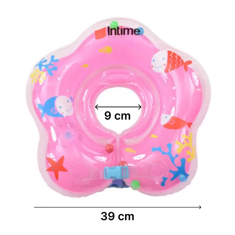 Colac de Gat pentru Bebe Intime, Colac Inot/Baie, 2 Luni-2 Ani, 3-15 kg, Roz