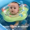 Colac de Gat pentru Bebe Intime, Colac Inot/Baie, 2 Luni-2 Ani, 3-15 kg, Verde