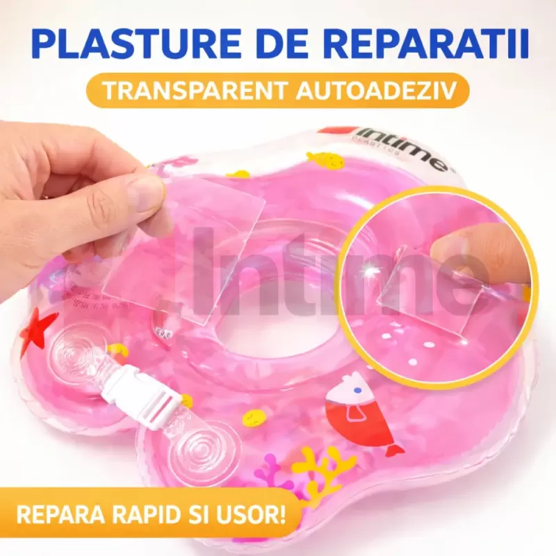 Colac de Gat pentru Bebe Intime, Colac Inot/Baie, 2 Luni-2 Ani, 3-15 kg, Roz