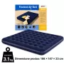 Saltea gonflabila INTIME pentru 2 persoane, PVC, supapa de siguranta, 198 x 147 x 23 cm, 200 kg