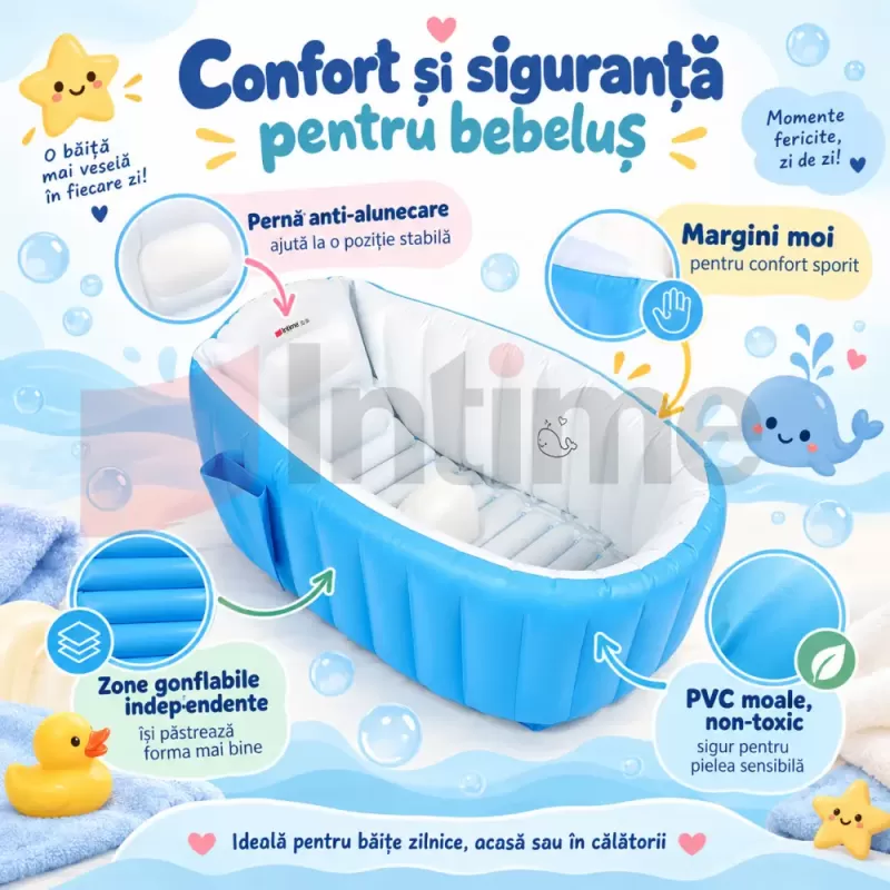 Model portabil de 30 L pentru baie, calatorii si mini-piscina