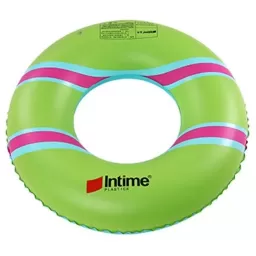 Colac gonflabil cu model INTIME, PVC, 450gr, 90 cm, Verde