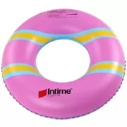 Colac gonflabil cu model INTIME, PVC, 450gr, 90 cm, Roz