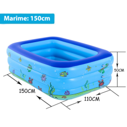 Piscina gonflabila Intime, pentru copii, 150 x 110 x 50 cm