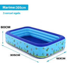Piscina gonflabila Intime, pentru copii, 305 x 183 x 60 cm